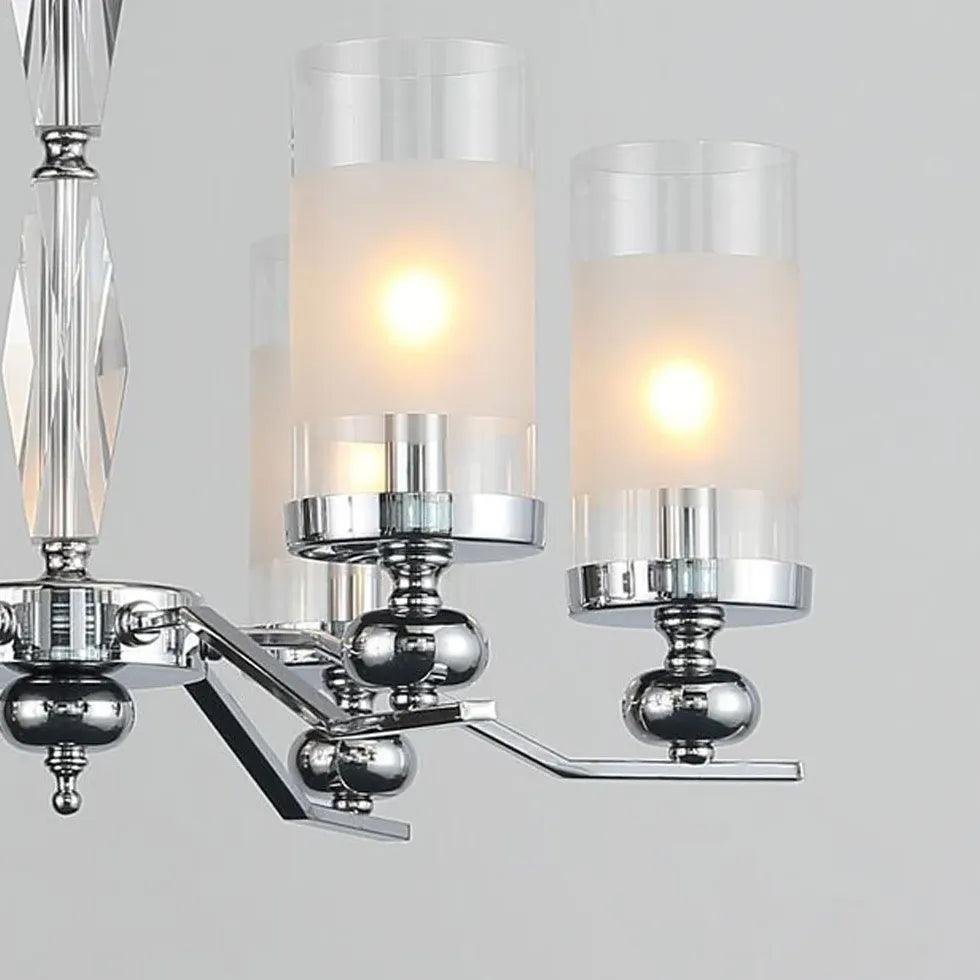 Moderne vegglamper i jern og glass med lysestakedesign til stuen | boxzora