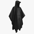 Waterdichte poncho voor alle terreinen — opvouwbaar, lichtgewicht, knielengte