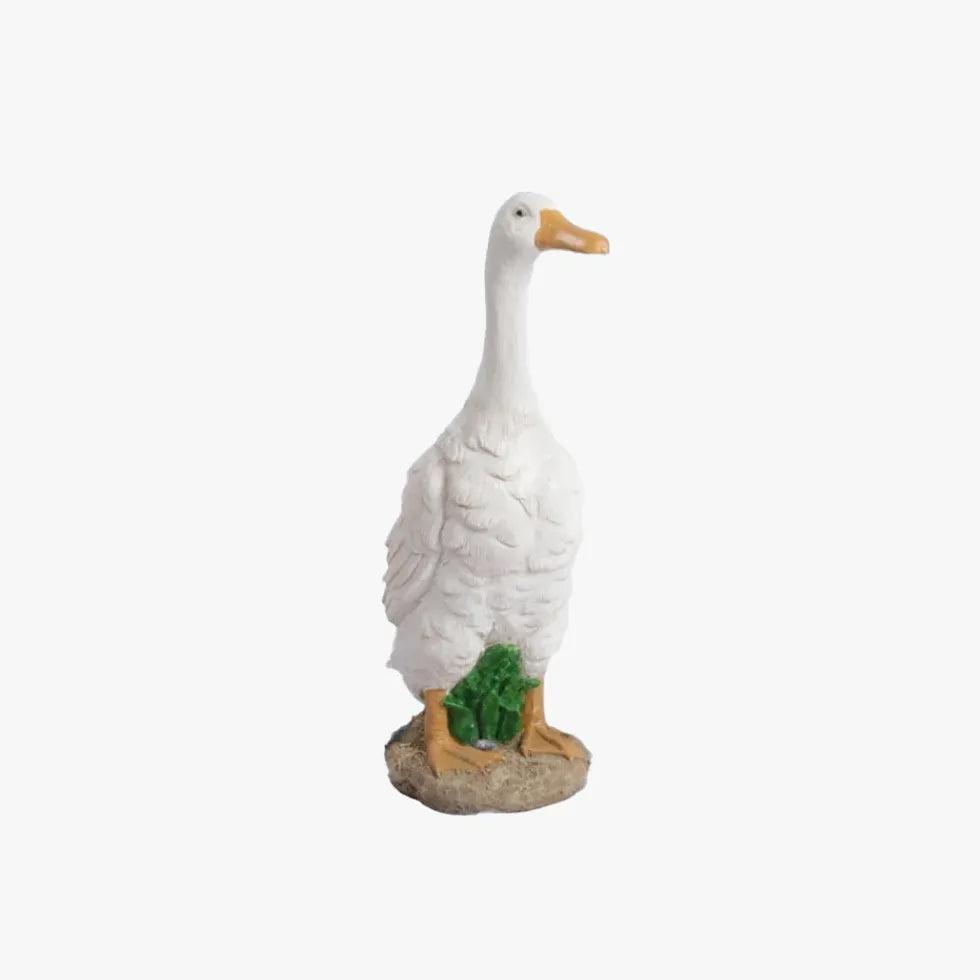 Lampe de jardin extérieure moderne en forme de canard lumineux en résine | boxzora