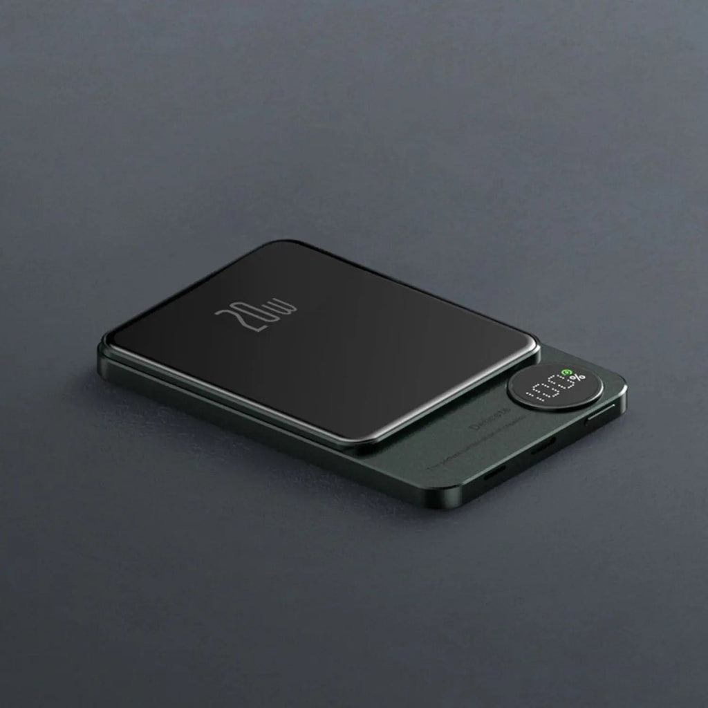 Batería externa magnética inalámbrica delgada – Cargador rápido, batería auxiliar de alta capacidad de 5000-10000mAh