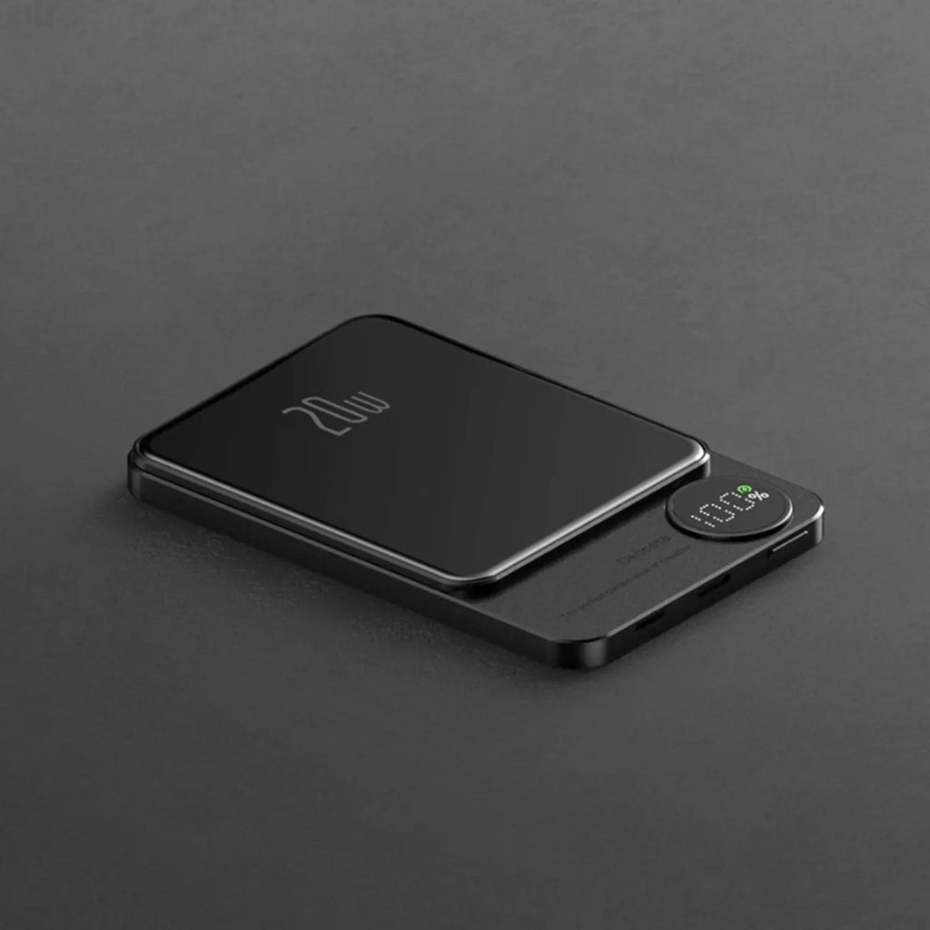 Batería externa magnética inalámbrica delgada – Cargador rápido, batería auxiliar de alta capacidad de 5000-10000mAh