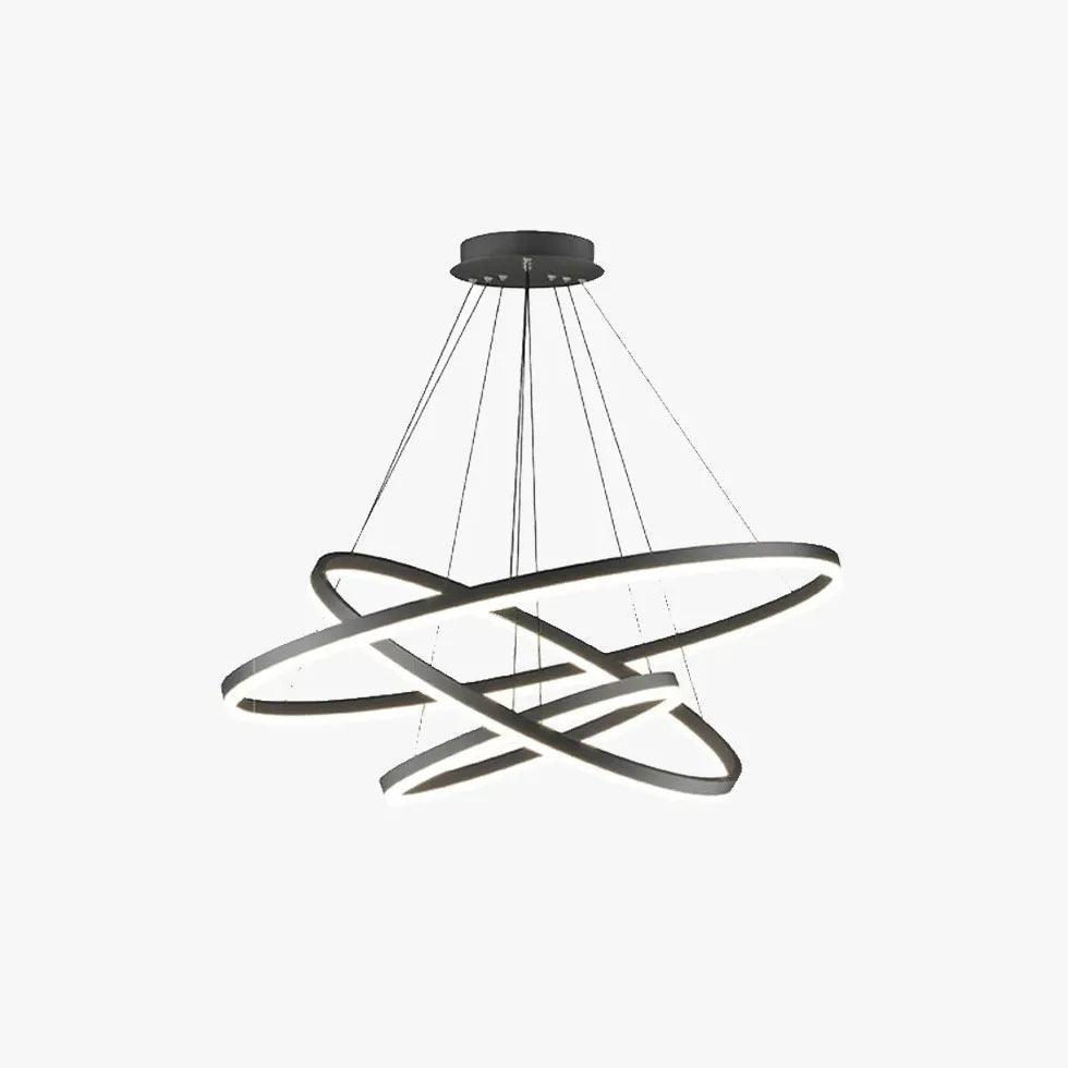 Suspension LED moderne en anneau pour salon | boxzora