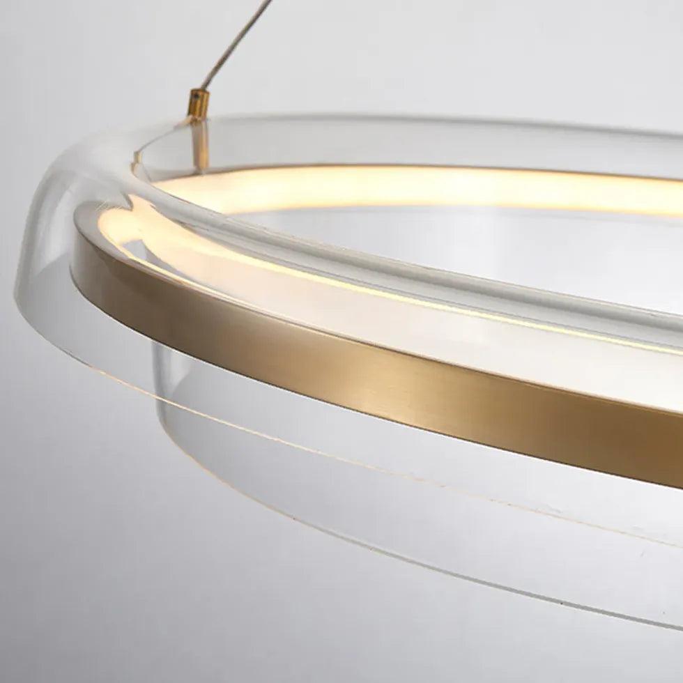 Ronde moderne metalen hanglamp voor de woonkamer | boxzora