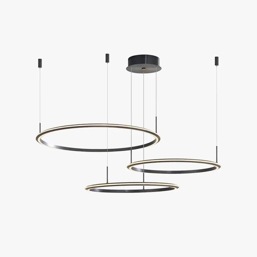 Minimalistyczna okrągła lampa wisząca LED do sypialni | boxzora