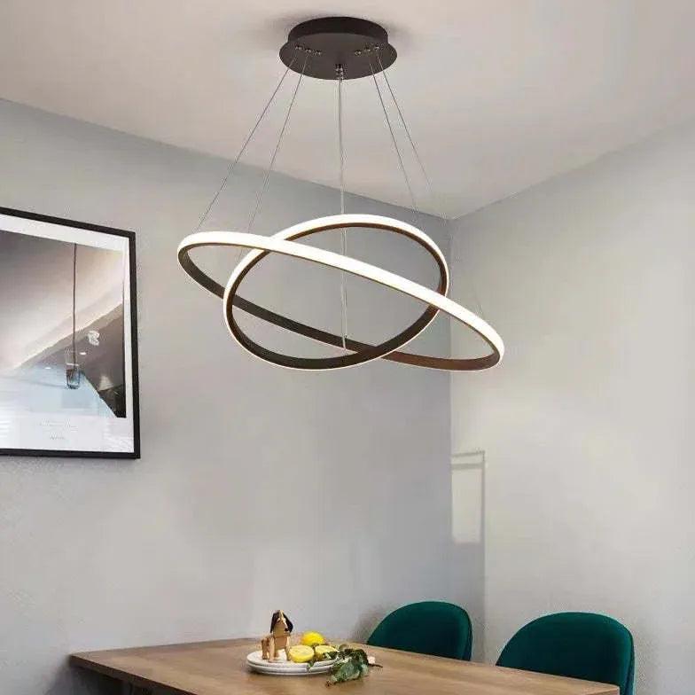 Lampada a sospensione minimalista ad anello con LED per camera da letto | boxzora