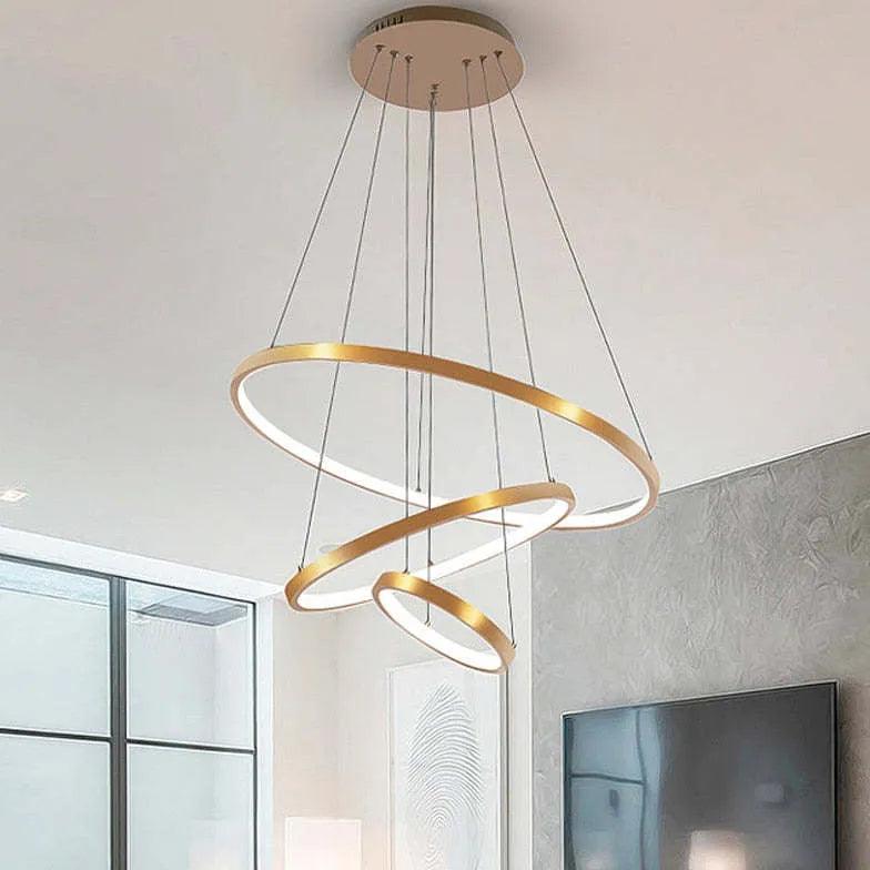 Minimalistyczna okrągła lampa wisząca do jadalni | boxzora