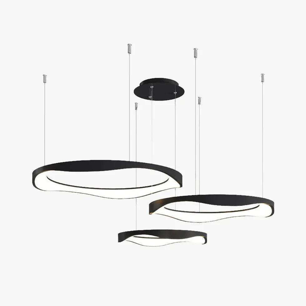 Minimalistyczne okrągłe artystyczne lampy wiszące do jadalni | boxzora