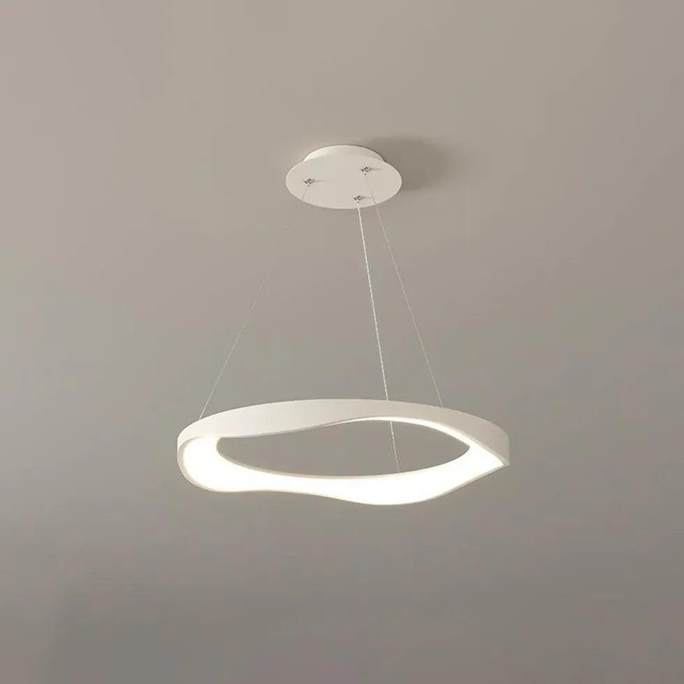 Minimalistyczne okrągłe artystyczne lampy wiszące do jadalni | boxzora