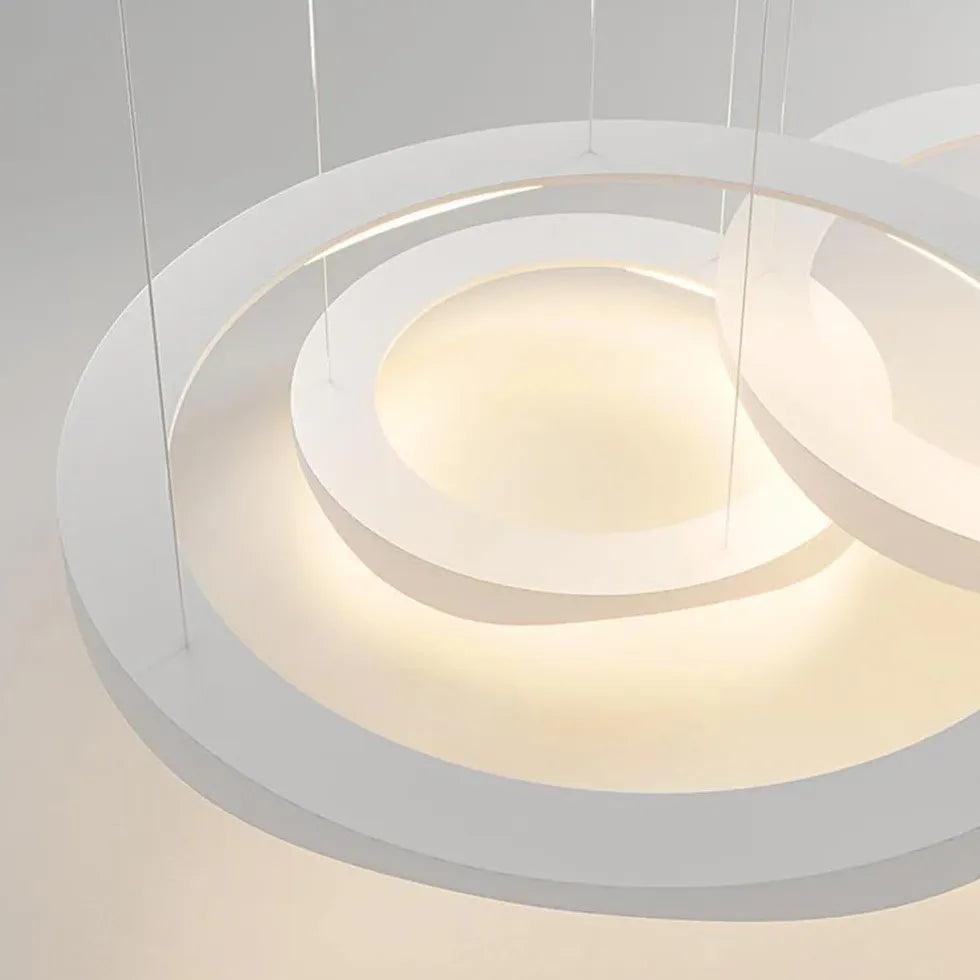 Minimalistyczne okrągłe artystyczne lampy wiszące do jadalni | boxzora