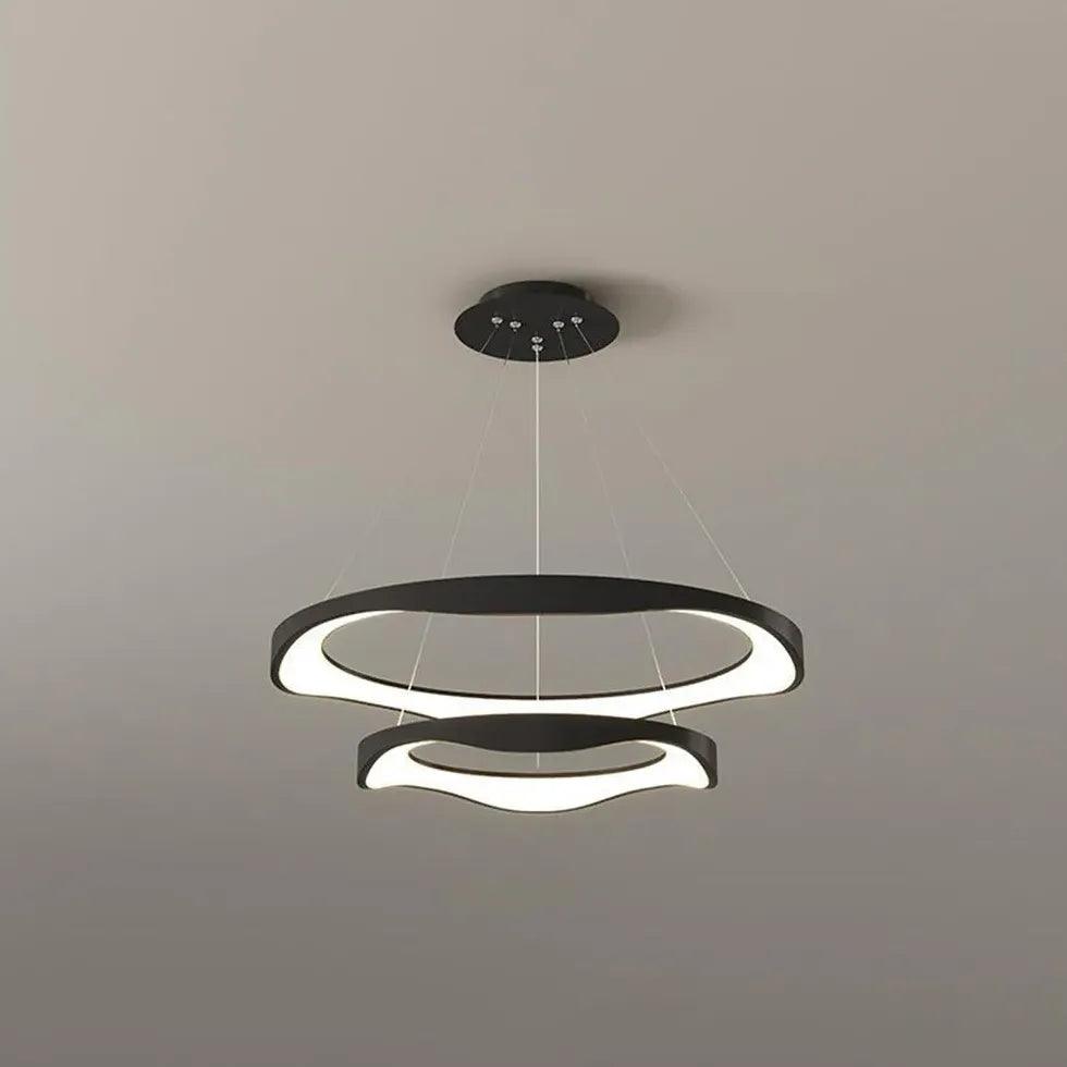 Minimalistyczne okrągłe artystyczne lampy wiszące do jadalni | boxzora