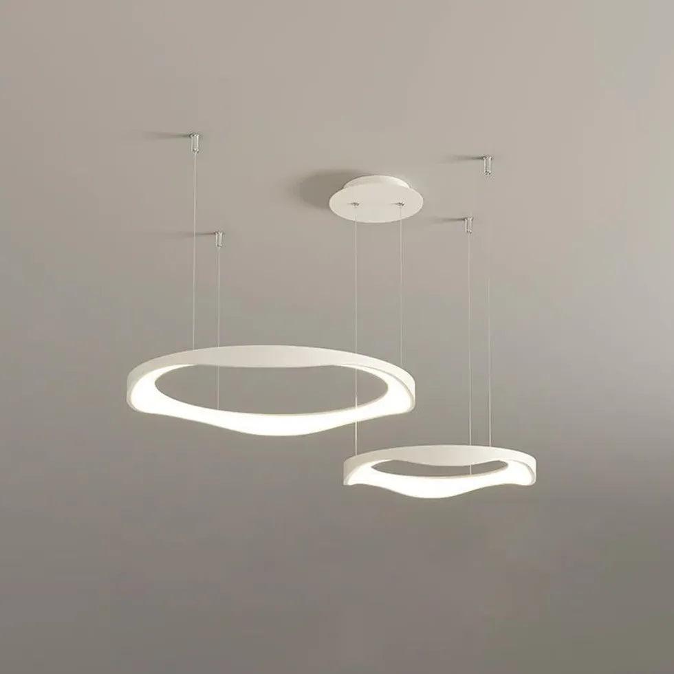 Minimalistyczne okrągłe artystyczne lampy wiszące do jadalni | boxzora