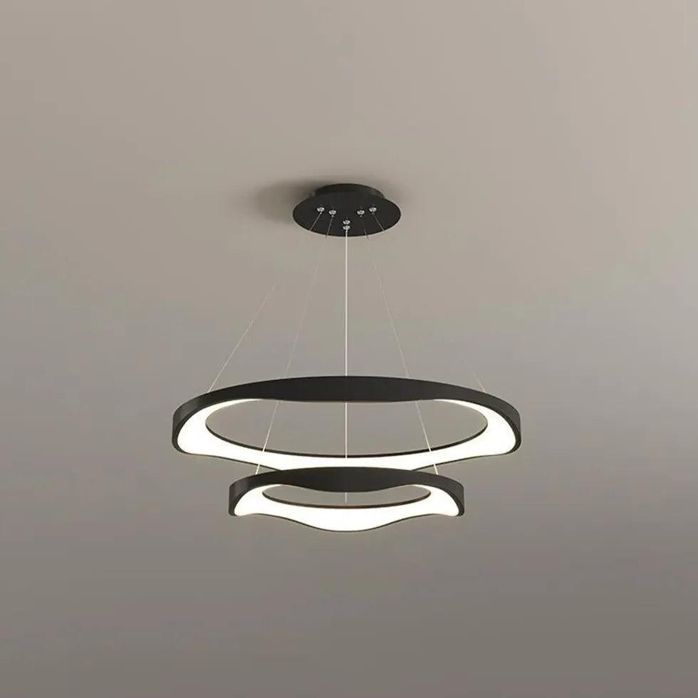 Minimalistyczne okrągłe artystyczne lampy wiszące do jadalni | boxzora