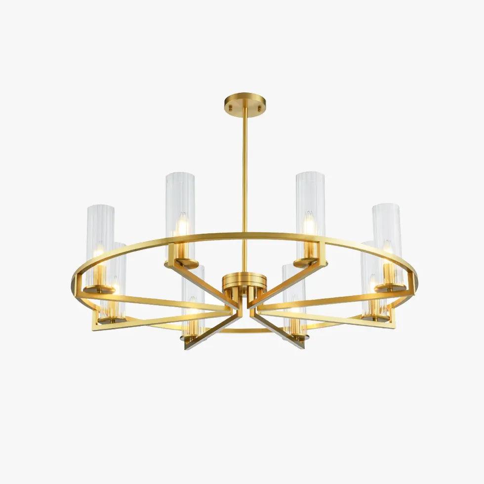 Candelabru luxos modern din cupru masiv, auriu | boxzora