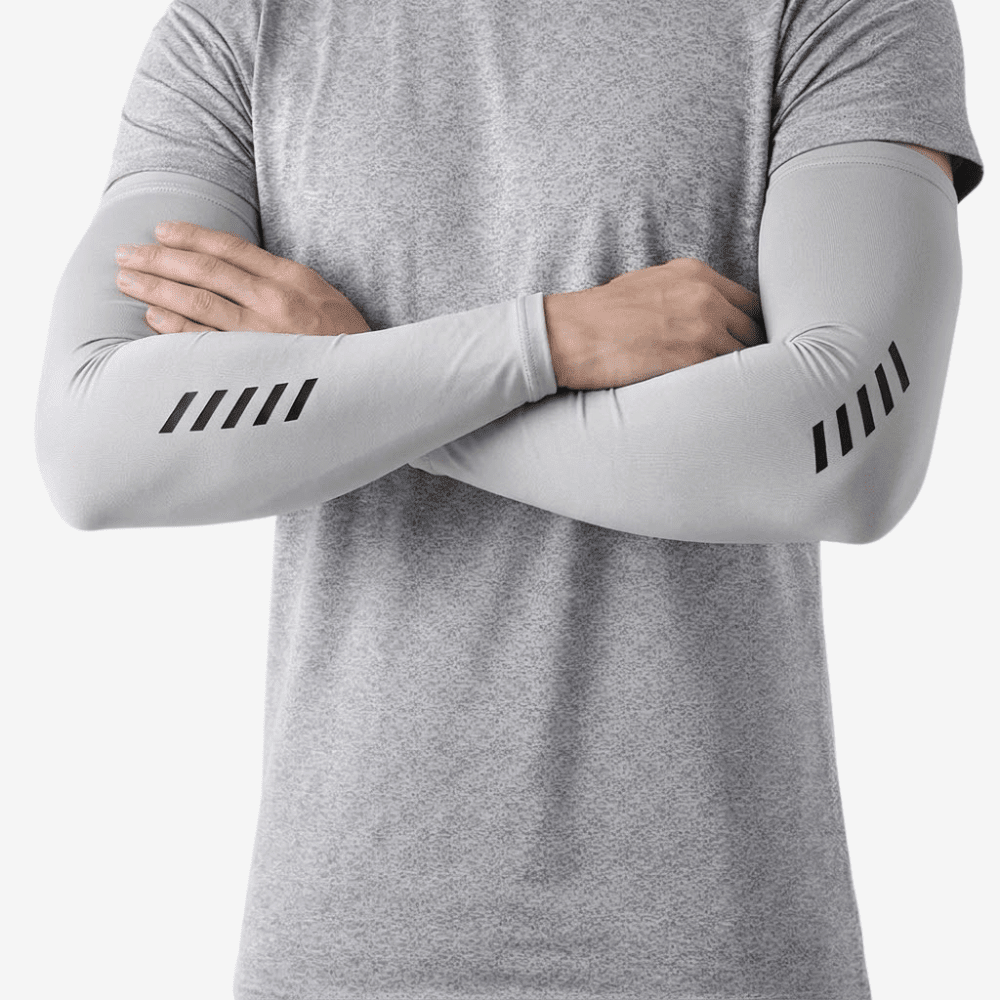 Lätta, ventilerande ärmskydd — flexibel passform utan tryck