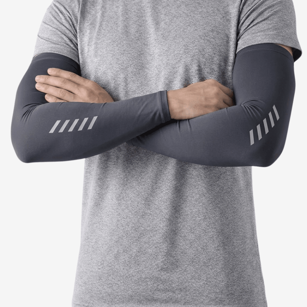 Lätta, ventilerande ärmskydd — flexibel passform utan tryck