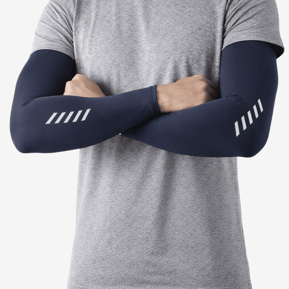 Lätta, ventilerande ärmskydd — flexibel passform utan tryck