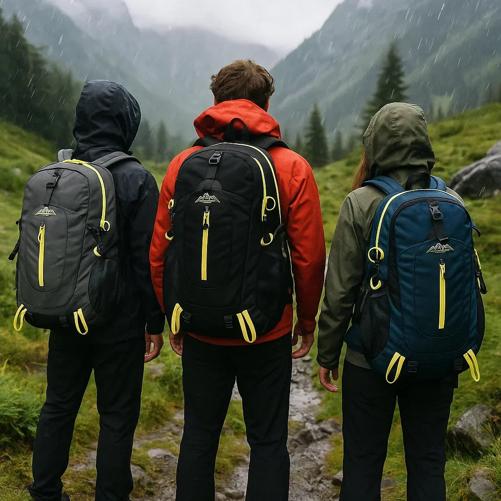 Wasserdichter Wanderrucksack mit 40L Fassungsvermögen – mehrere Fächer, geräumige Innenaufteilung
