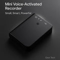 Mini enregistreur vocal — design ultra-fin et portable, capture audio à pression unique, démarrage automatique par activation vocale