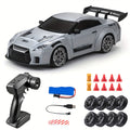 Auto da drift RC Ultimate 1:24 — Giocattolo da corsa 4WD ricaricabile, ruote LED