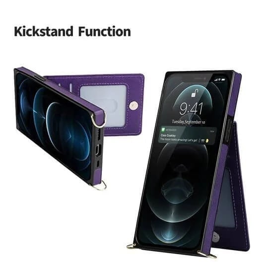 Casetic  iPhone Wallet Case — 11-Card Capacity, Zippered Pocket & Cash Slot