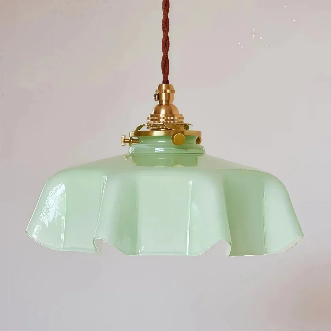 Pendelleuchte aus Macaron-Glas für das Esszimmer, höhenverstellbar | boxzora