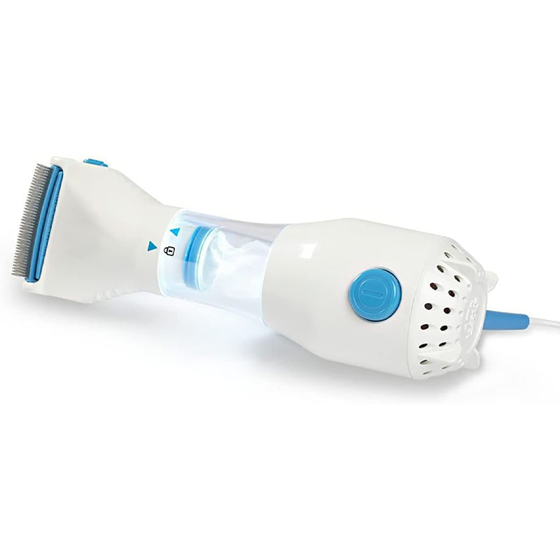 V-Comb-Kopfläusegerät - 3 austauschbare Filter und LED-Erkennung mit blauem Licht