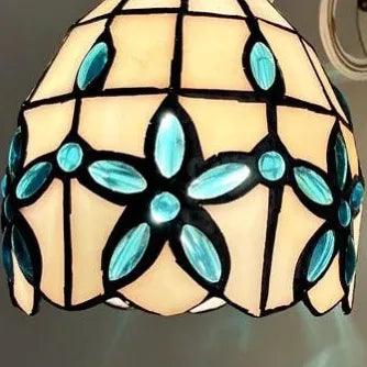 Lámpara de pared nórdica de lujo de vidrio de colores para dormitorio | boxzora