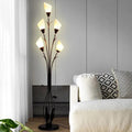 Lampe de sol moderne en fer avec LED pour salon | boxzora