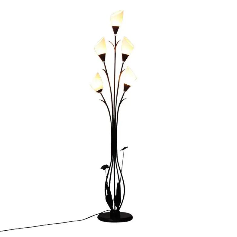 Lampe de sol moderne en fer avec LED pour salon | boxzora