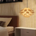 Minimalistyczna plastikowa lampa wisząca w kształcie kwiatu lotosu, sześciowarstwowa | boxzora