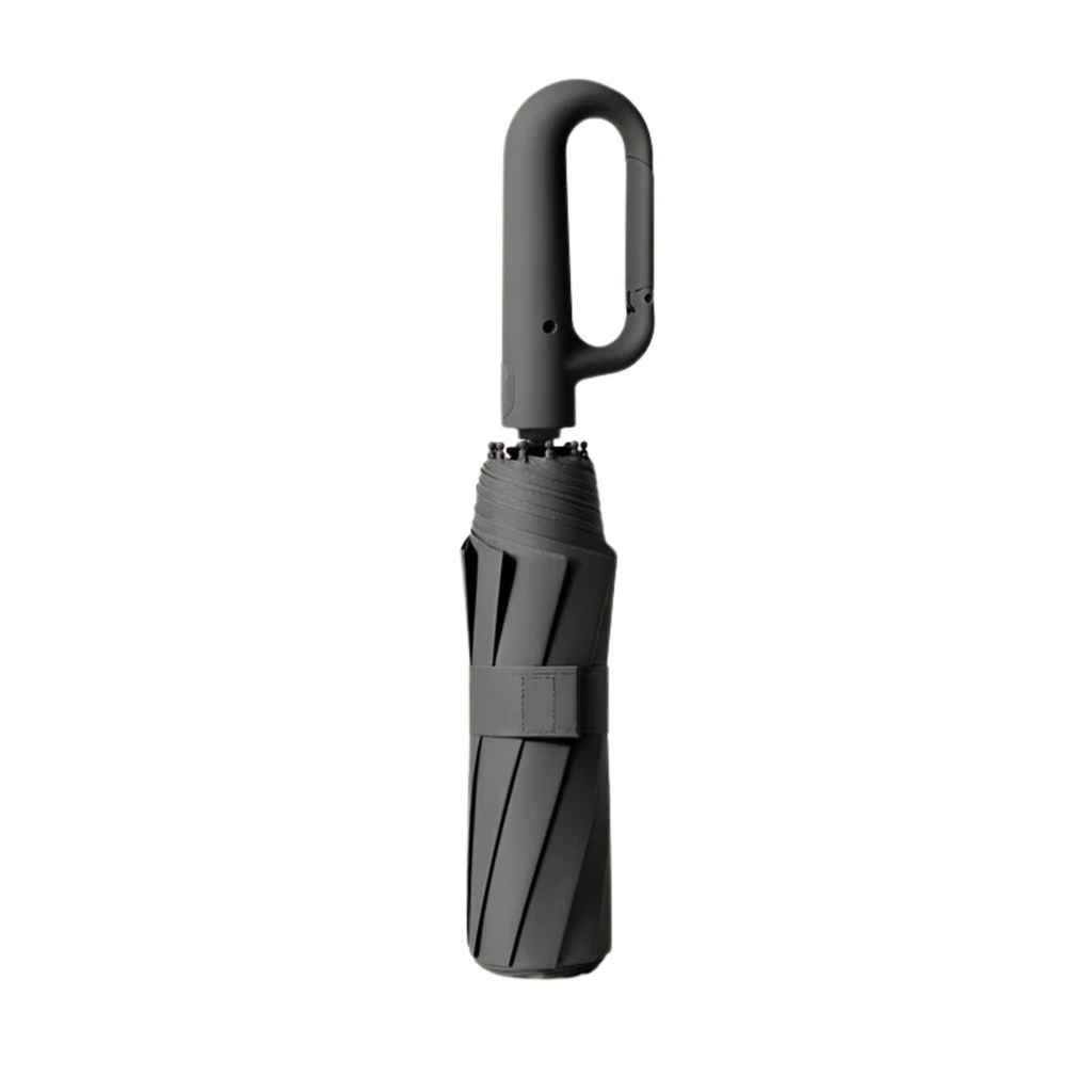 Automatic Compact Folding Umbrella — Wind-Resistant, Large Buckle Handle, Durable Construction