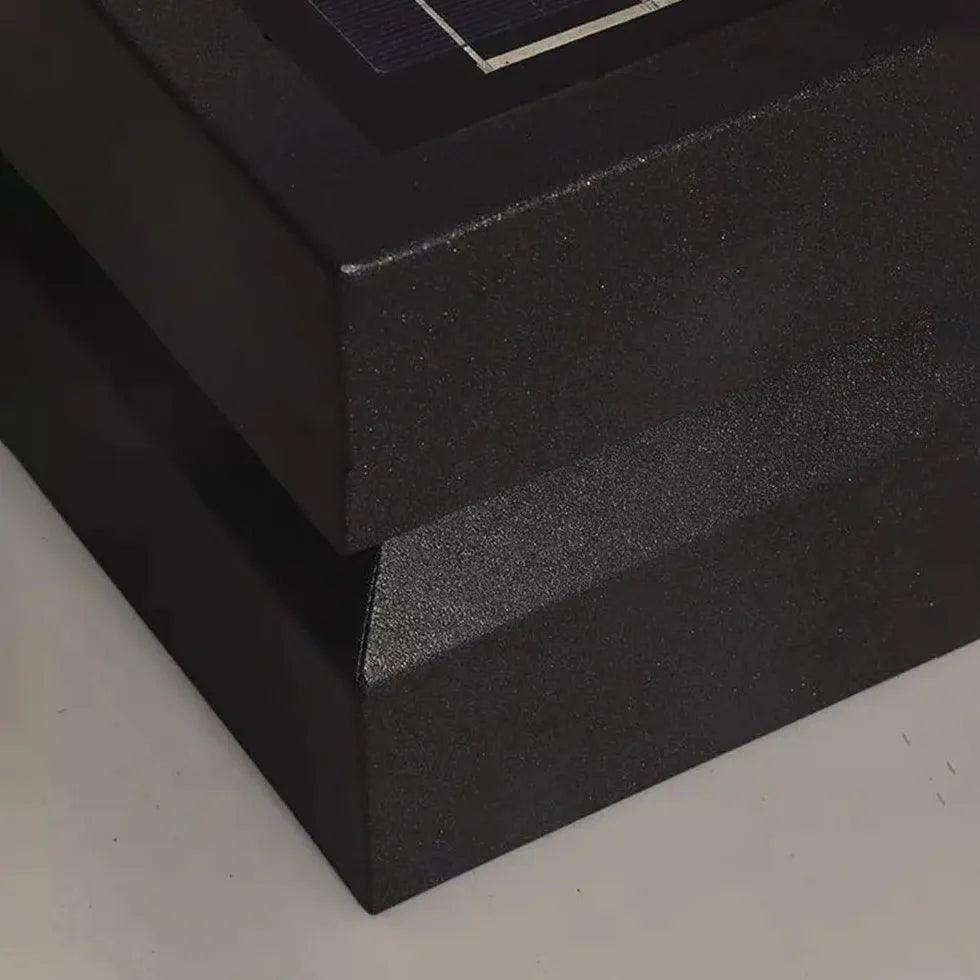 Minimalistisk solcelledrevet søylelampe for hagen | boxzora