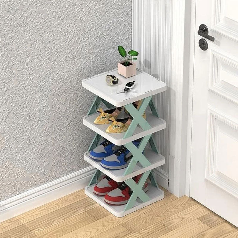 Space-Saving Shoe Rack — Modern Minimalist Design