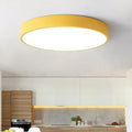 Moderne ronde LED-plafondlamp in macaronstijl voor de slaapkamer | boxzora