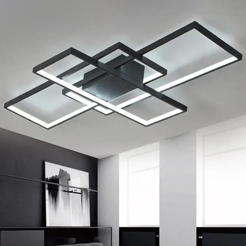 Minimalist Geometric Ceiling Light For Living Room | boxzora