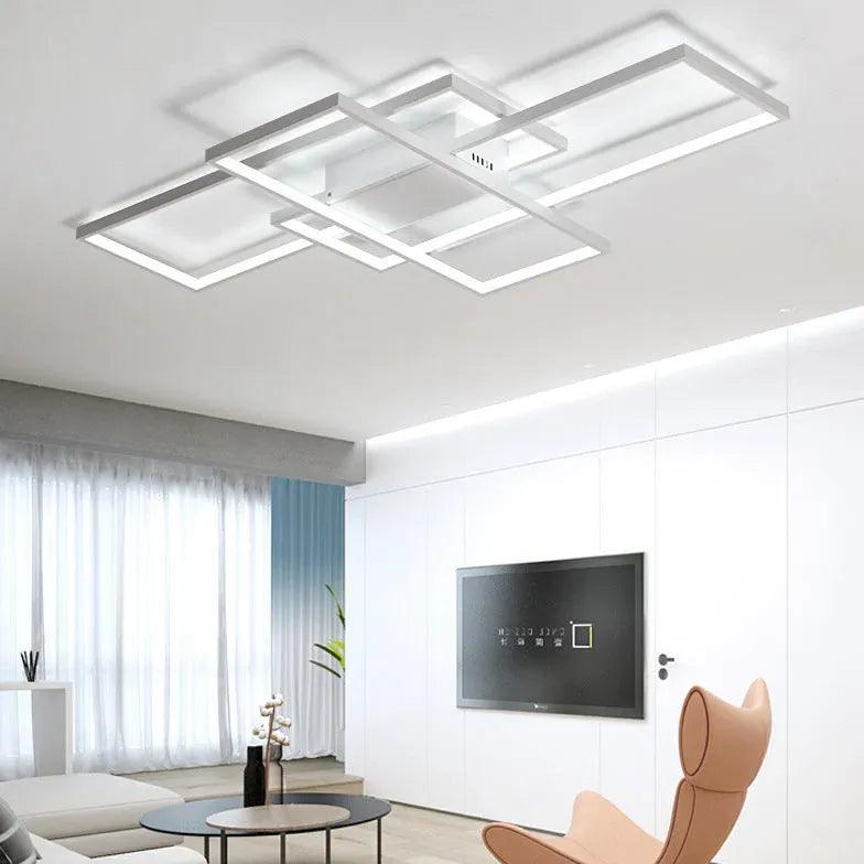 Minimalist Geometric Ceiling Light For Living Room | boxzora