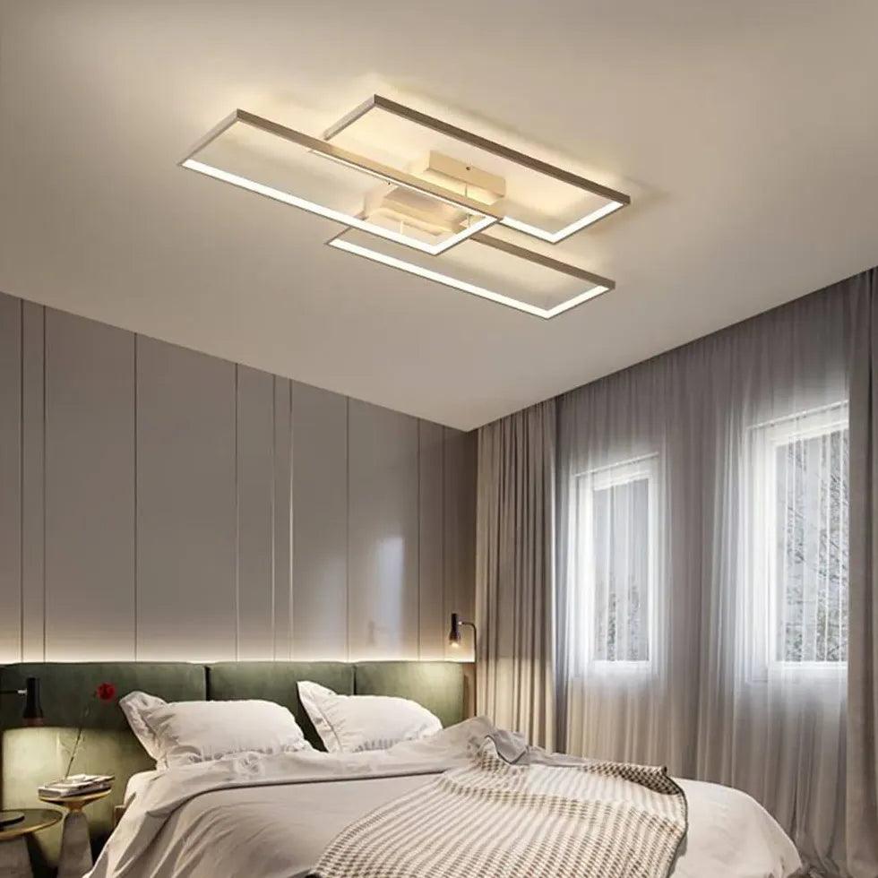 Modern Minimalist Square LED Ceiling Light for Dining Room | boxzora