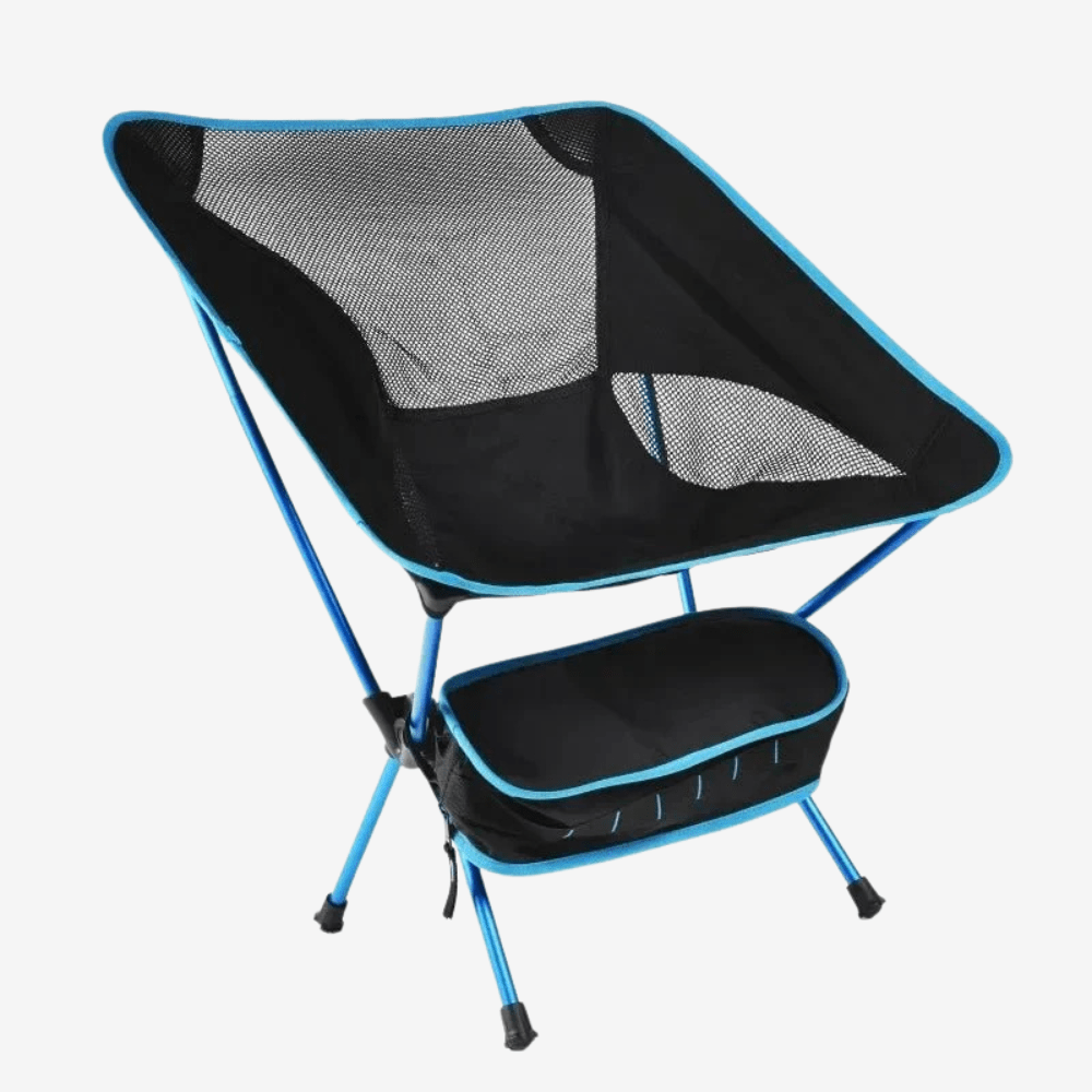 Lätt hopfällbar campingstol — kompakt design på 2.0 pund