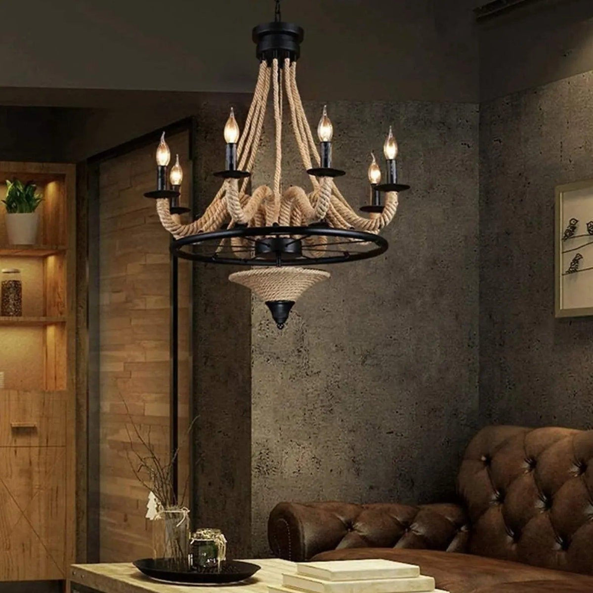 Candelabru modern cu design de lumânări pentru sufragerie | boxzora