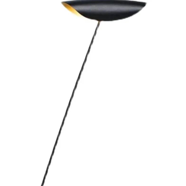 Minimalistische schwarze Eisen-Bogenstehlampe | boxzora