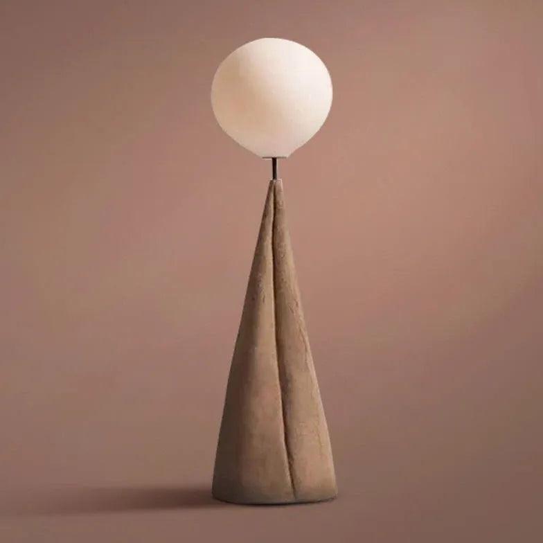 Minimalistyczna podłogowa lampa kulista w stylu górskim do salonu | boxzora