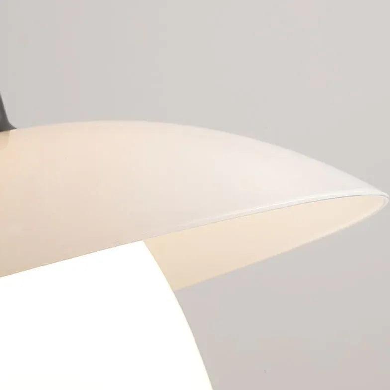Suspension LED en verre opale pour salle à manger | boxzora