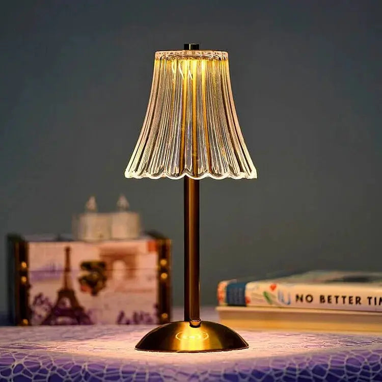 Lampe de table Luxe rechargeable - Commande tactile sans fil