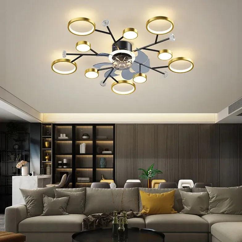 Modern Ceiling Fan With Light For Bedroom | boxzora