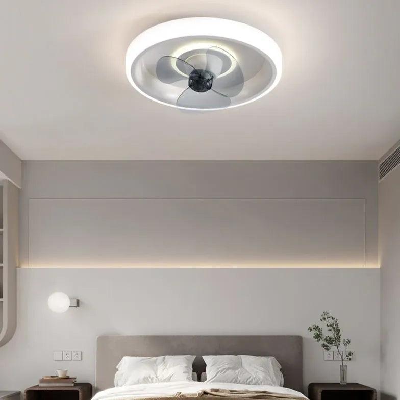 Lámparas de techo minimalistas ultrafinas con ventilador para dormitorio | boxzora