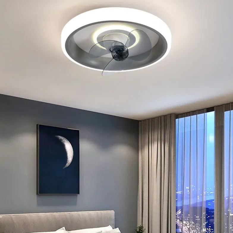 Lámparas de techo minimalistas ultrafinas con ventilador para dormitorio | boxzora