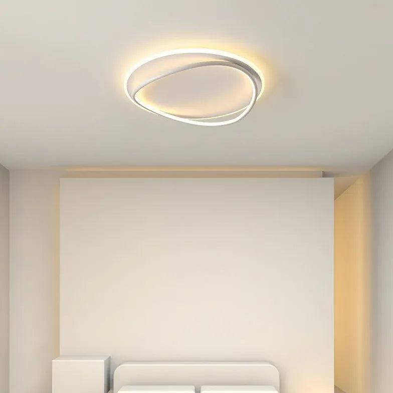 Minimalista kerek LED mennyezeti lámpa hálószobába | boxzora