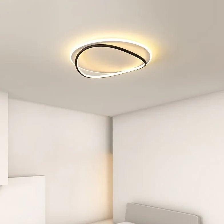 Minimalista kerek LED mennyezeti lámpa hálószobába | boxzora