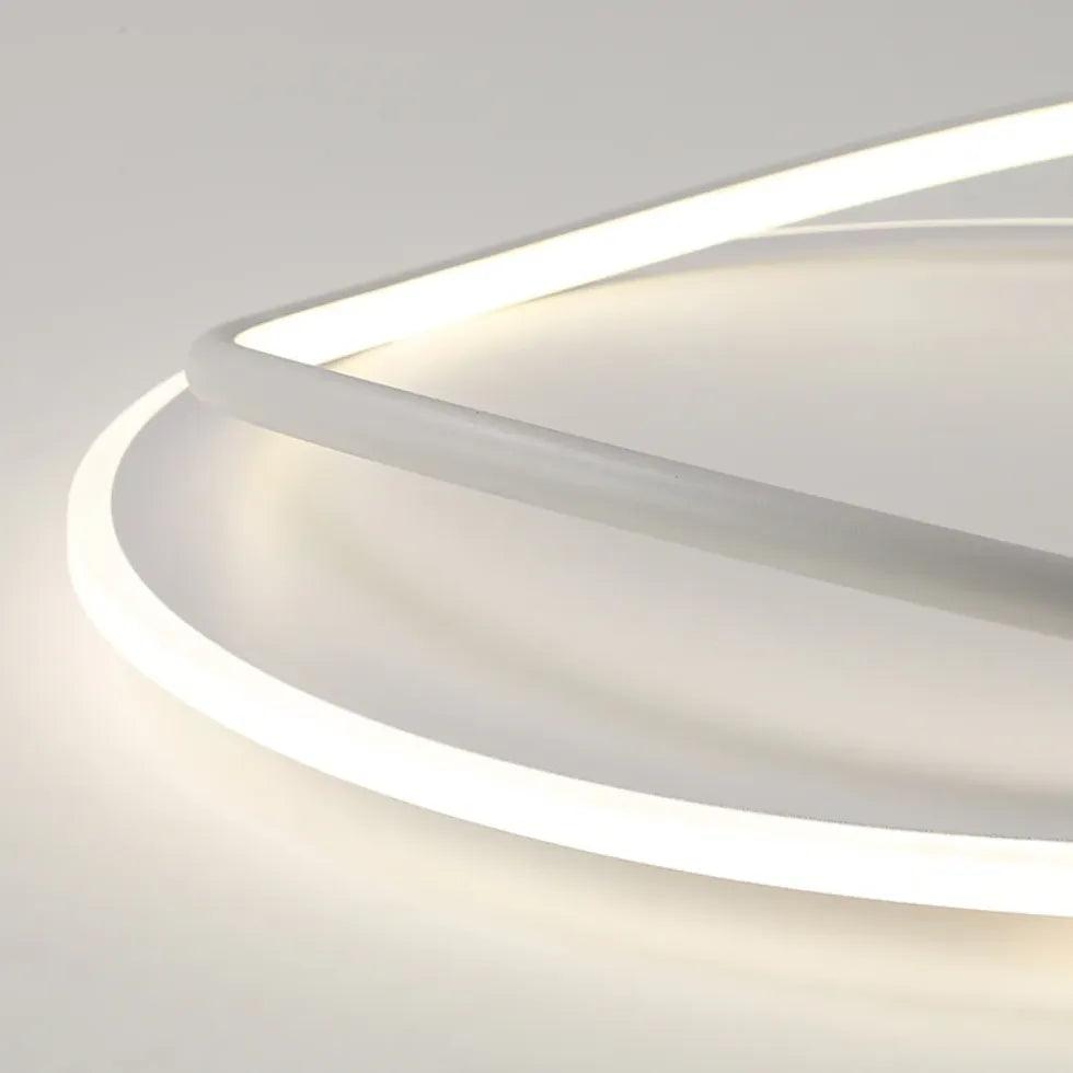 Minimalista kerek LED mennyezeti lámpa hálószobába | boxzora