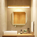 Minimalistisk LED-bildelys i tre for badet | boxzora